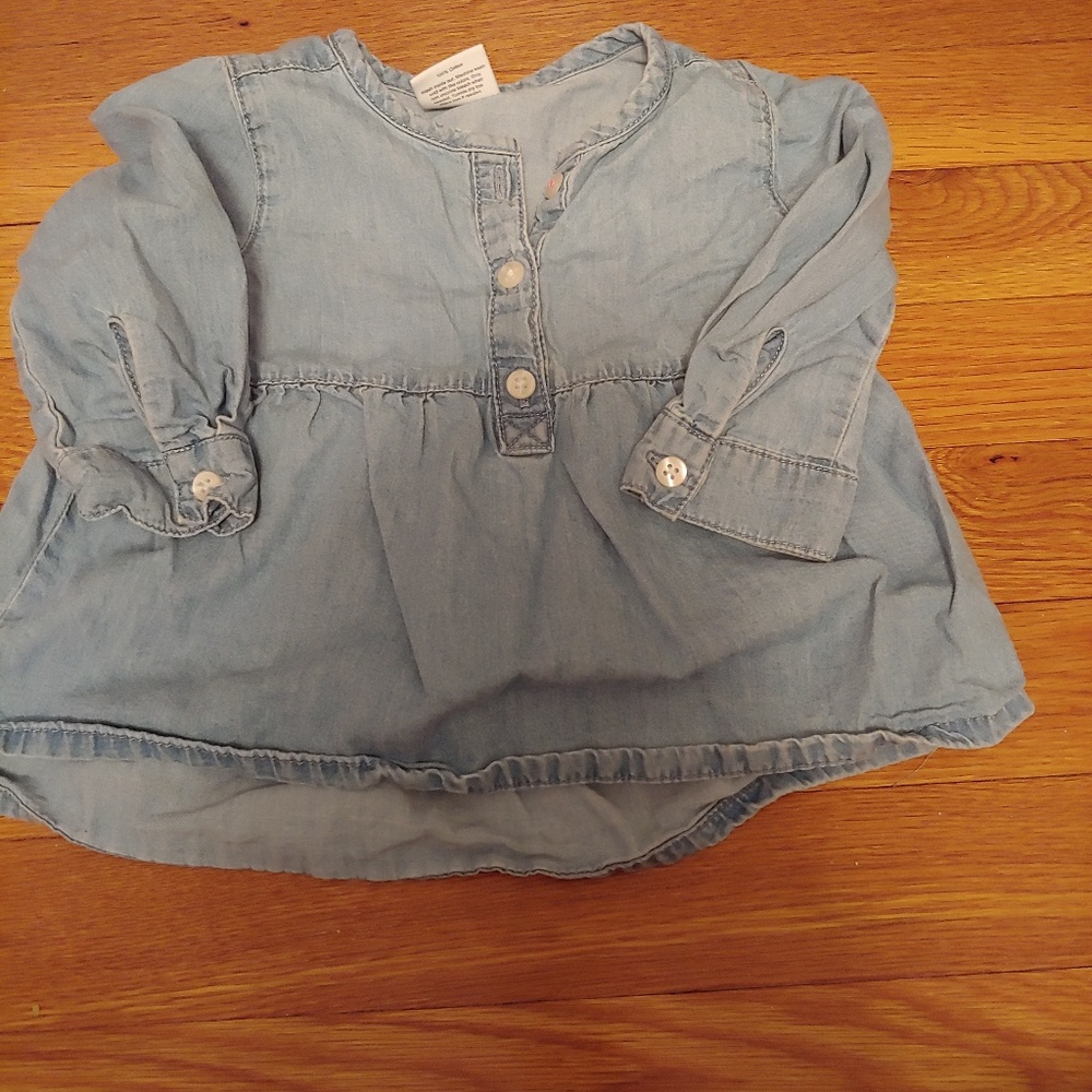 Baby girl jean top